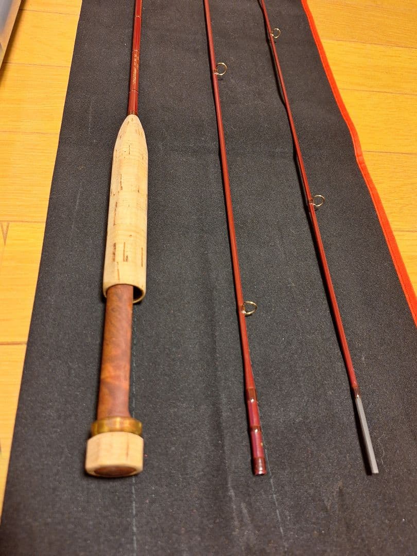 名品美品 フライロッド ソリッドオクタゴン 8ft3in #3　8角形カーボン