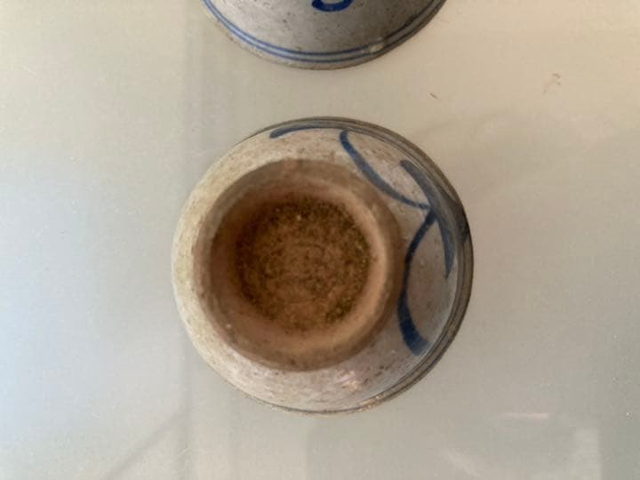 江戸　昭和レトロ　古い美術品　年代不明　お猪口　2客