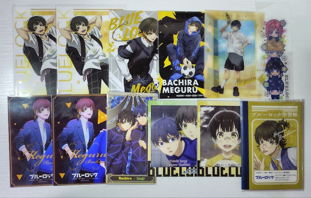 蜂楽廻　ブルーロック　缶バッジ　アクスタ　ぬいぐるみ　原画展　まとめ売り
