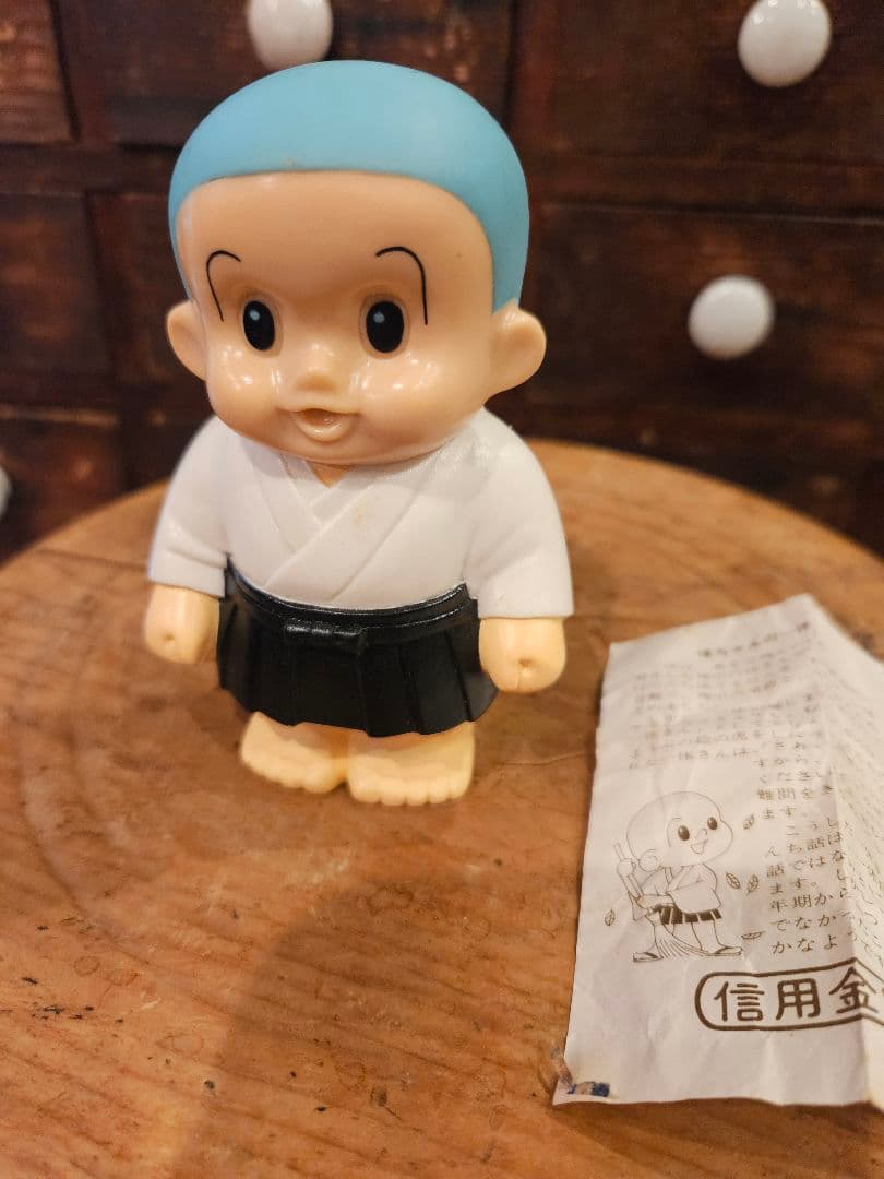 希少　下田信用金庫　信ちゃん　貯金箱　お坊さん　一休さん