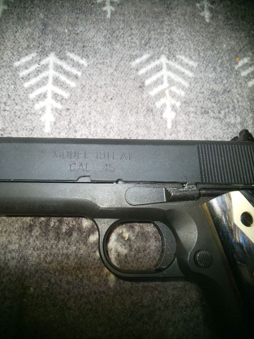 タナカ スプリングフィールドM1911A1 エジプト製グリップ 25日まで出品
