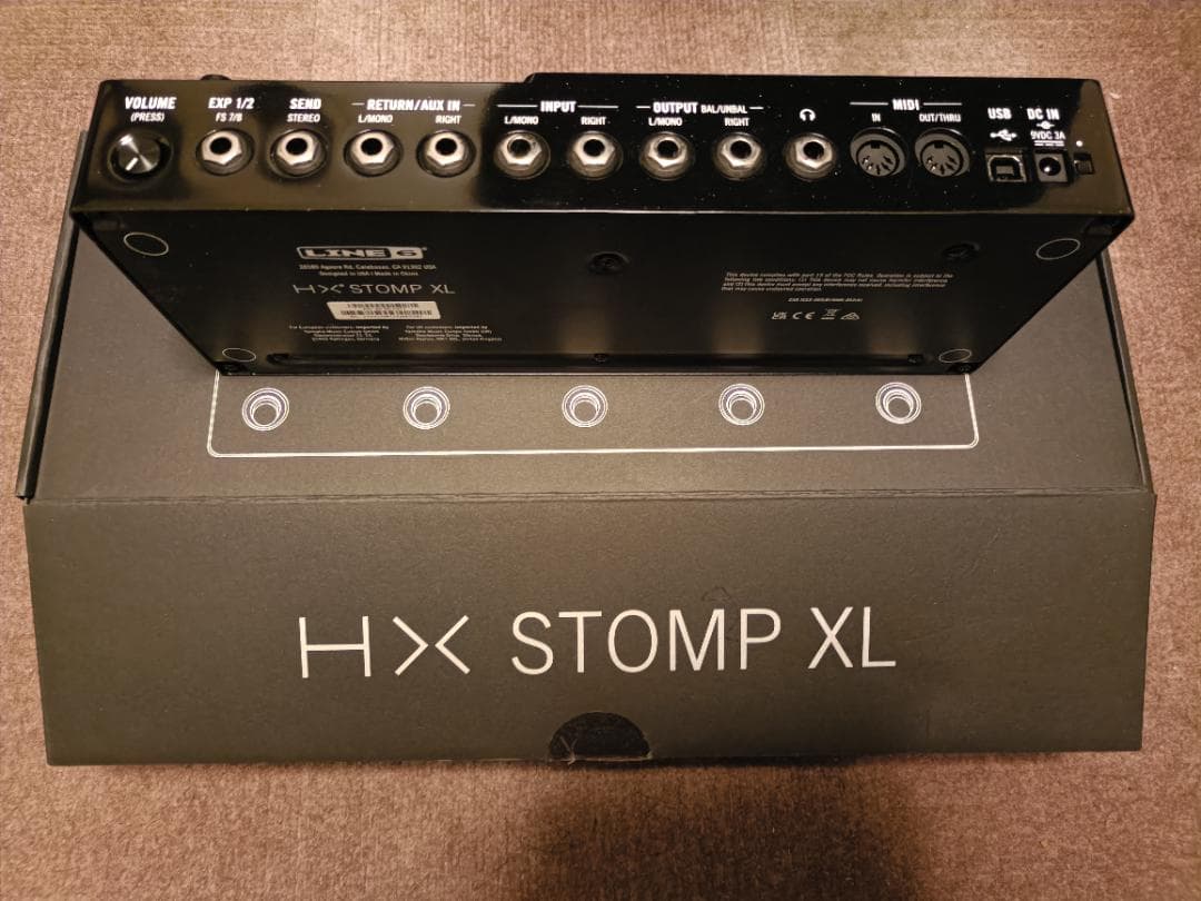 Line6 HX Stomp XL 箱あり 3.80適用済み