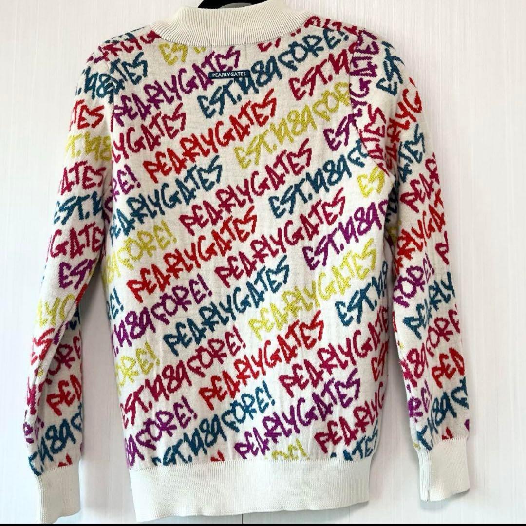 ゴルフウェア カラフルニットセーター