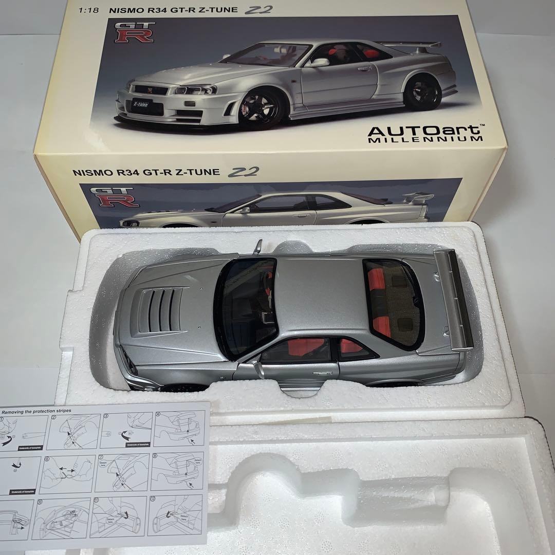 autoart 1/18 日産 ニスモ GTR R34 ZーTUNE ミレニアム