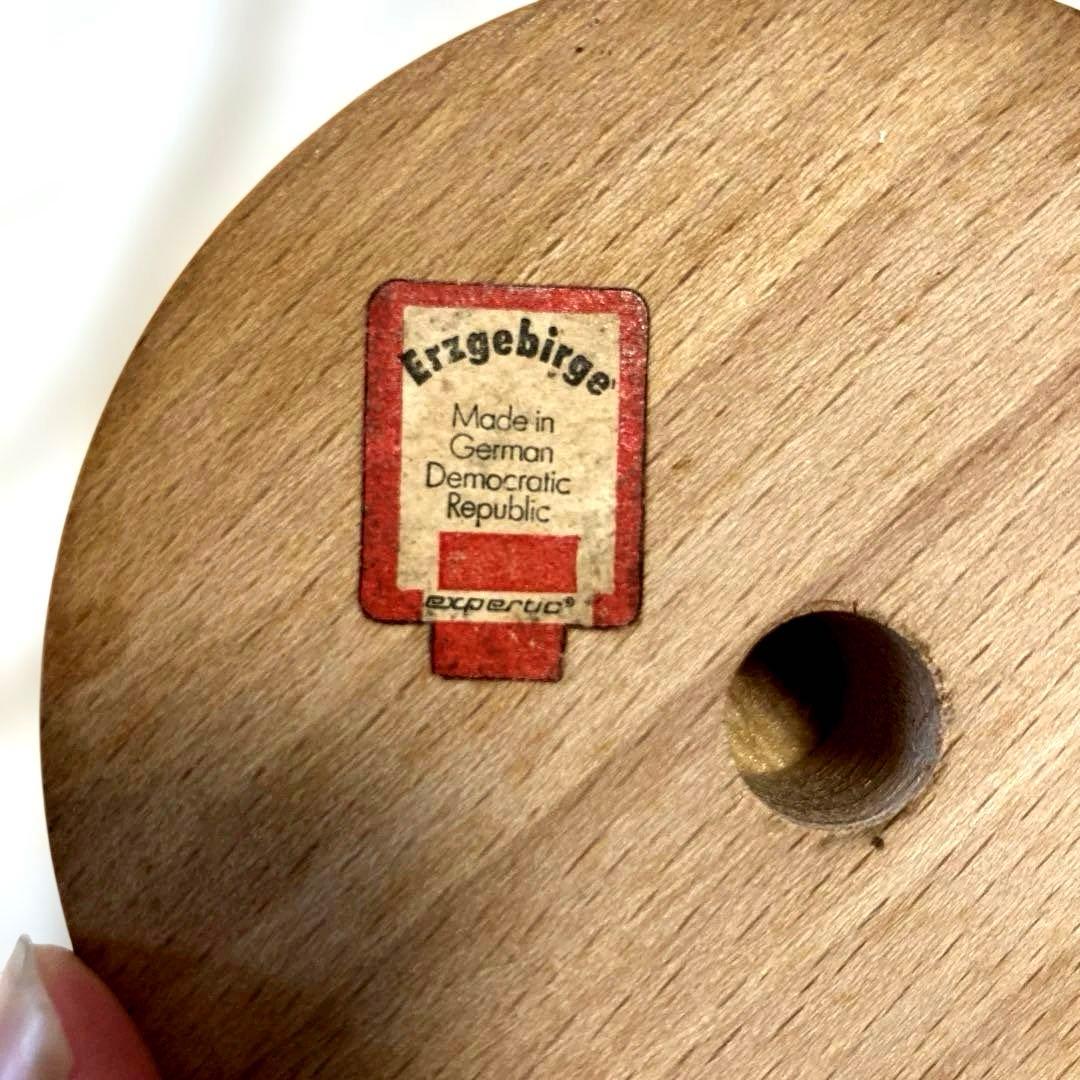 東ドイツ製 エルツ山地 アンティーク伝統的木製くるみ割り人形 28cm