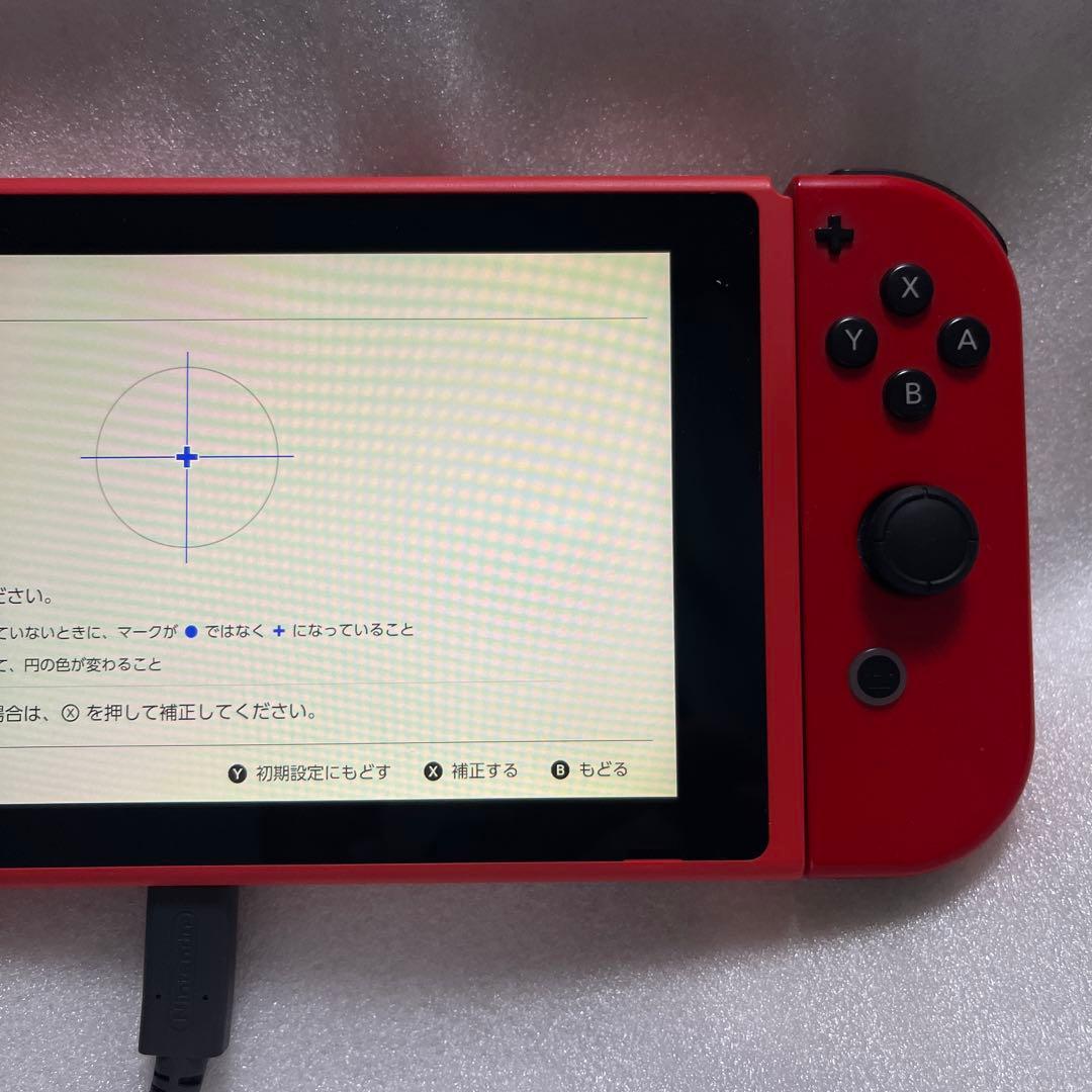 極美品 動作品 マリオレッド×ブルー スイッチ HAC-001(-01) 本体