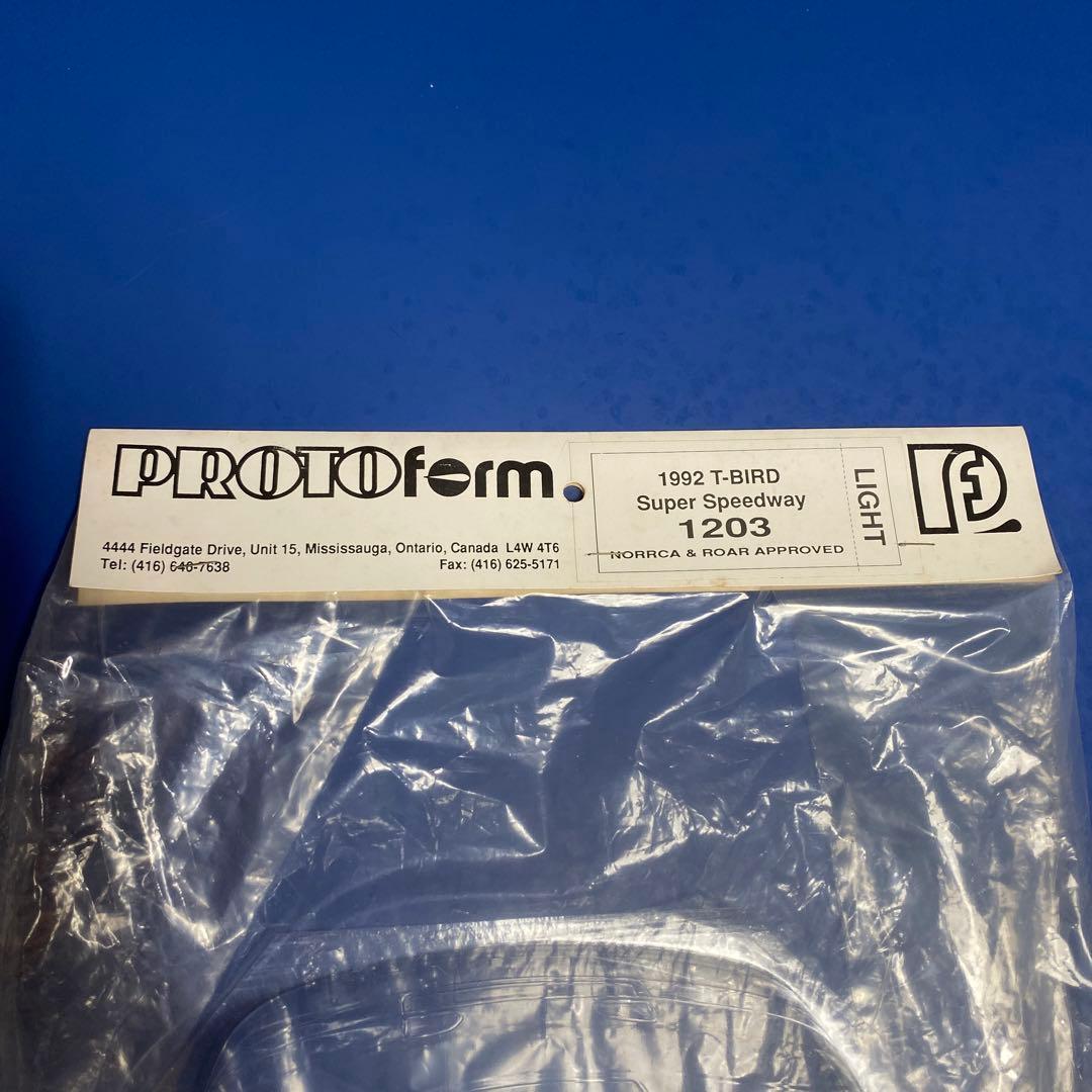 NASCAR ボディー PROTO Form 1992 T-BIRD
